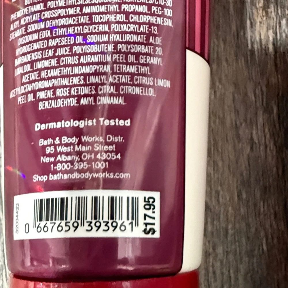 Bath & body works body cream and shampoo